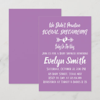 Vi praktiserade inte att Social Avstånd Inbjudningar