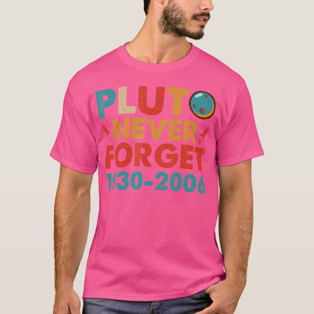 Vi pratar inte om Pluto Funny Astronomy T Shirt (Framsida)