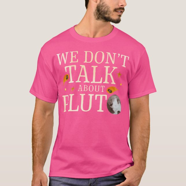 Vi pratar inte om Pluto Planet Astronomy Astrona T Shirt (Framsida)