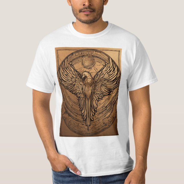 Vi presenterar vår majestätiska guardian Eagle Tat T Shirt (Framsida)