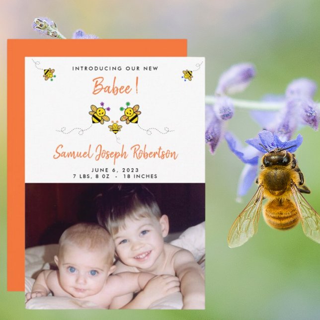 Vi presenterar vår nya Babee Bee Foto Namn  Meddelande (Skapare uppladdad)