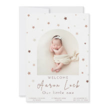 Vi presenterar vårt lilla Miracle: [Baby Namn] har