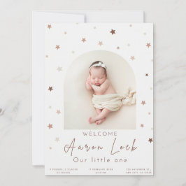 Vi presenterar vårt lilla Miracle: [Baby Namn] har Meddelande