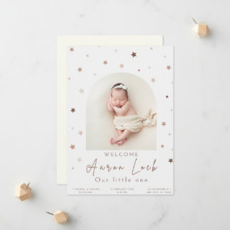 Vi presenterar vårt lilla Miracle: [Baby Namn] har Meddelande