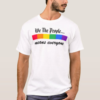 "Vi", Pridet Rainbow T Shirt