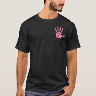 Vi R1 tränga någon och den tillbaka rosa logotypen Tee Shirt