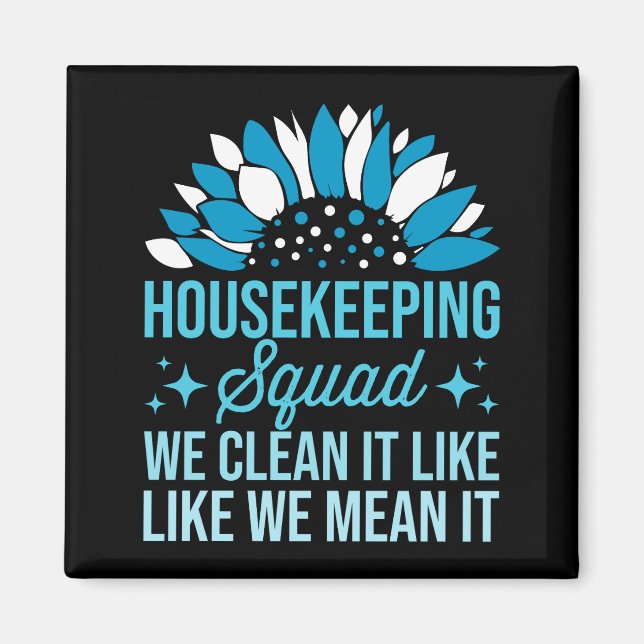 Vi rengör det som huset Städning Magnet (Framsidan)