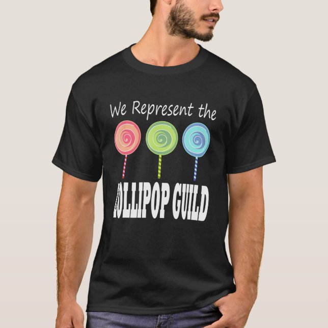 Vi representerar Lollipop Guild-guiden för Oz 1 T Shirt (Framsida)