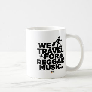 Vi reser för Reggae Music Sticker Kaffemugg