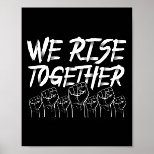 Vi reser oss tillsammans Svarta historiemånaden Poster