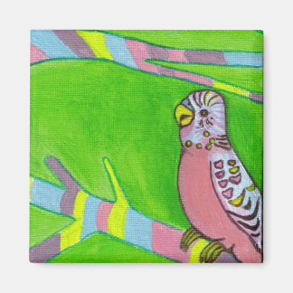 vi rosa budgie magnet