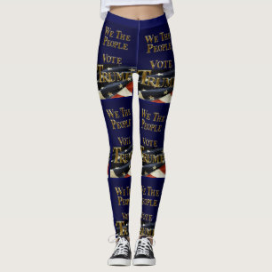VI RÖSTAR MÄNNISKORNA TRUMP LEGGINGS