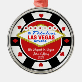 Vi rymde till Vegas Prydnad 2026 Julgransprydnad Metall