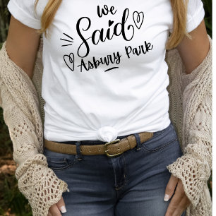 Vi Sa Asbury Park Vita Roliga Sängkammarparty T Shirt