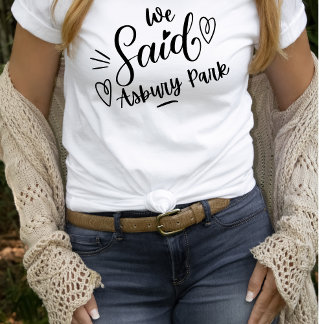 Vi Sa Asbury Park Vita Roliga Sängkammarparty  T Shirt