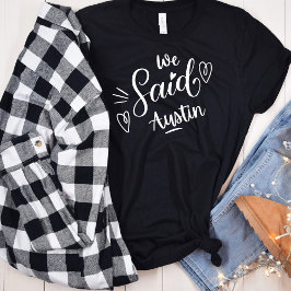 Vi sa Austin Roligt Svart Möhippa T Shirt