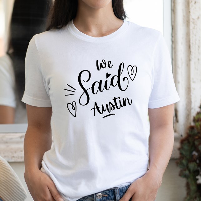 Vi sa Austin Roligt  Vita Systerfesten    T Shirt (Skapare uppladdad)