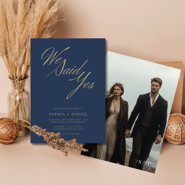 Vi sa ja budget Bröllop Inbjudningar (Skapare uppladdad)