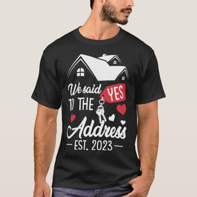 Vi sa ja till Adress T Shirt (Framsida)