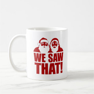 VI SÅG DET! Tomte och Jesus ser alltid Kaffemugg