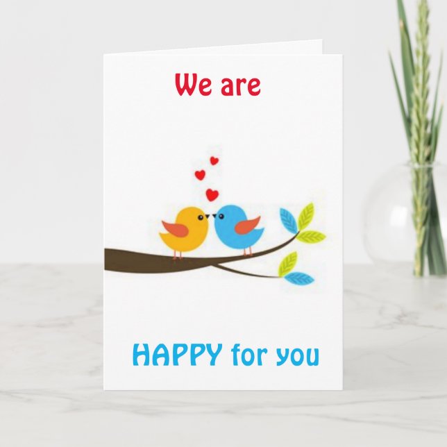 VI SAGER "GRATTULERAR" & VI KOMMER ATT SAVNA DIG!  KORT (Framsida)