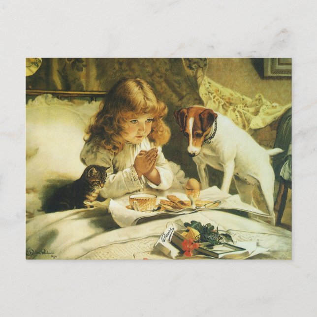 Vi säger våra böner, Suspense Charles Burton Barbe Vykort (Framsida)