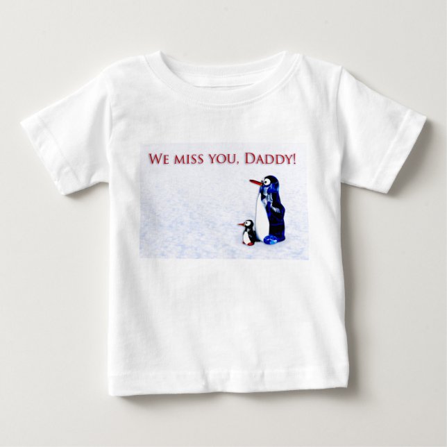 Vi saknar dig, pappa tee shirt (Framsida)