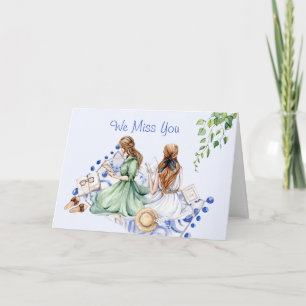 Vi saknar dig snart från en grupp vänner kort