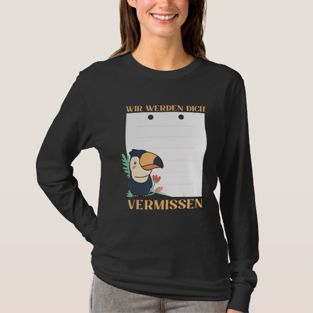 Vi Saknar Dig Vänner Avsked med Si T Shirt (Framsida)