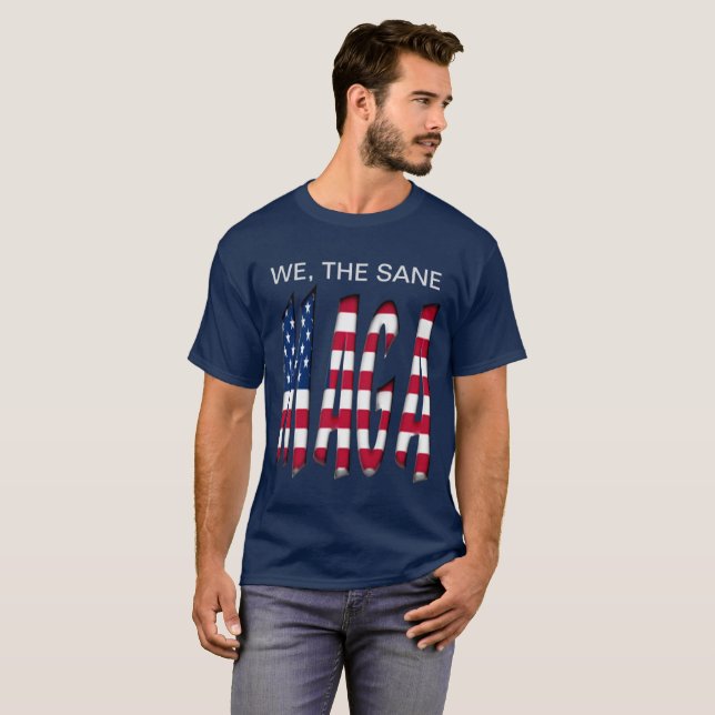 Vi, Sane, gör Amerika Underbart igen Rolig tröja (Hel framsida)