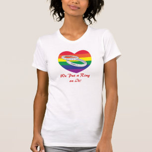 Vi satte en ring på det/homosexligt äktenskap tröja