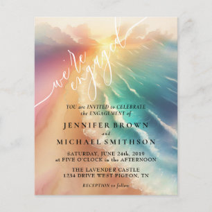 Vi satte igång havsbottnens vattensorfärg, sommare flygblad