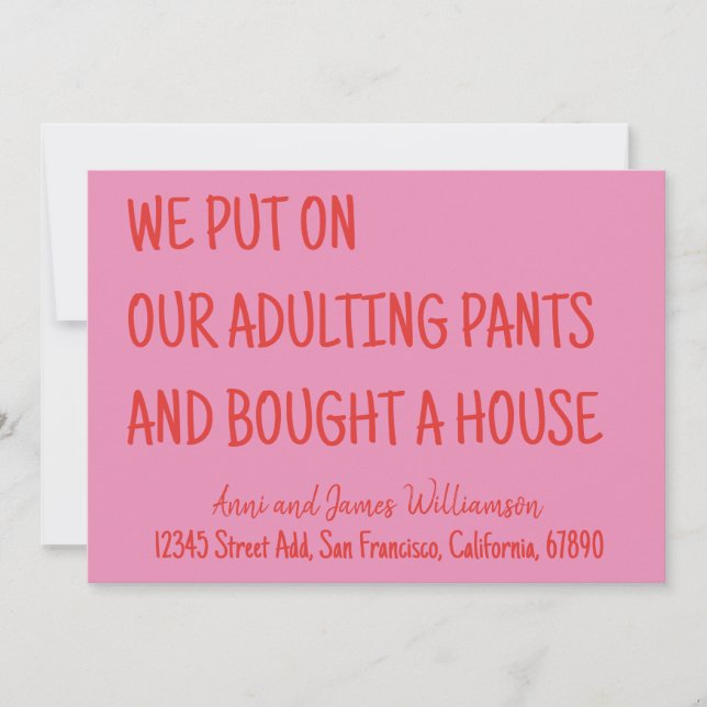 Vi Sätter På Oss Vår Vuxenblir-byxor Och Köper Ett Meddelande (Framsida)