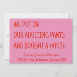 Vi Sätter På Våra Vuxenpantalongar Och Köpte Ett H Meddelande