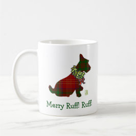 Vi Scottie Hund Merry Ruff! Ruff! 11 oz Mugg