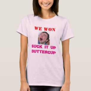 VI SEGRADE, DIG FÖRLORADE, FÅR ÖVER DET TEE SHIRT