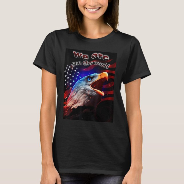 Vi Ser Världen  Sommar T Shirt (Framsida)
