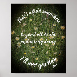 Vi ses där Rumi inspirationsoffert Poster