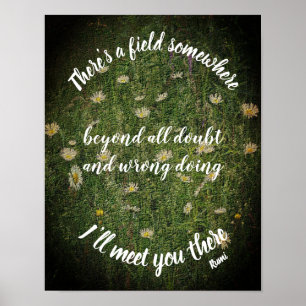 Vi ses där Rumi inspirationsoffert Poster