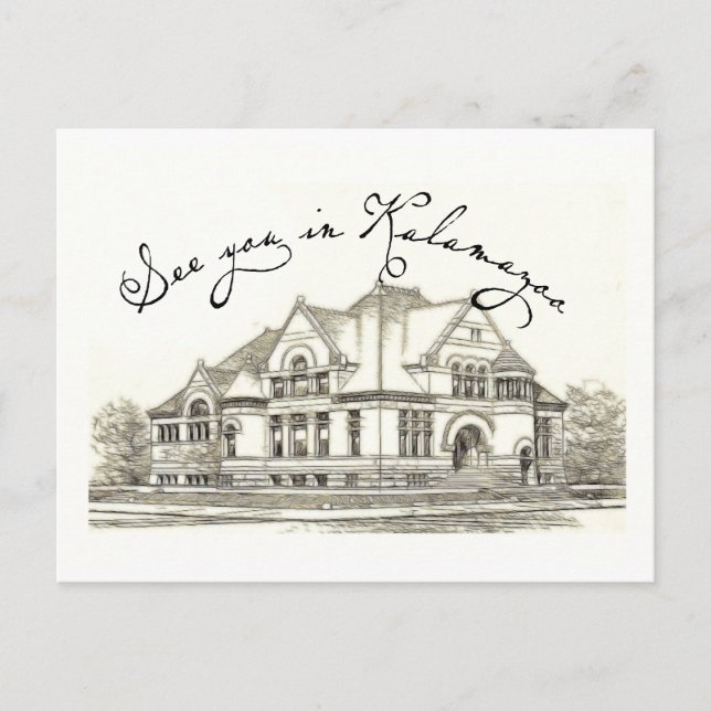 Vi ses i Kalamazoo Vykort (Framsida)