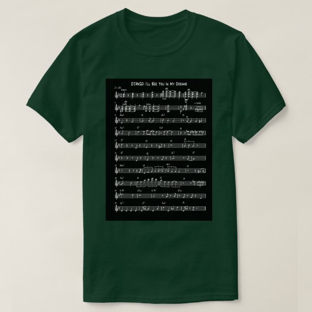 Vi ses i mina drömmar t shirt (Design framsida)