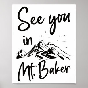 Vi ses i MT. Baker Usa Vacation Ski Poster