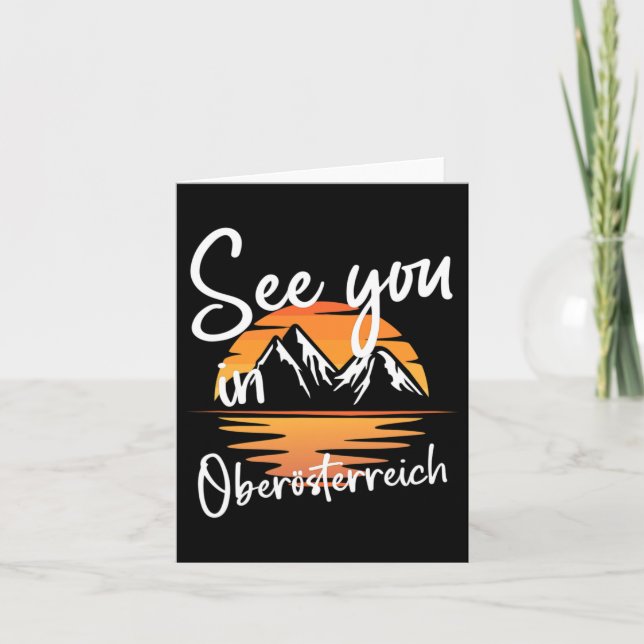 Vi ses i Oberösterreich Vacation Ski Hiking Kort (Framsida)