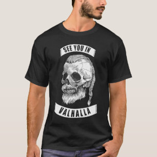 Vi ses i VALHALLA Bike Thor Vikings Ragnar Odin T Shirt