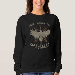 Vi ses i Valhalla Vegvisir Viking Vikings T Shirt