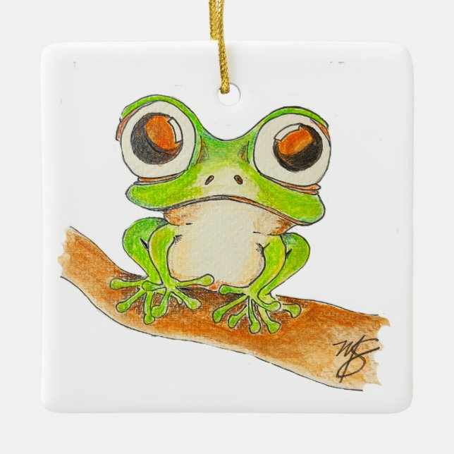 Vi ses! julgransprydnad keramik (Framsida)