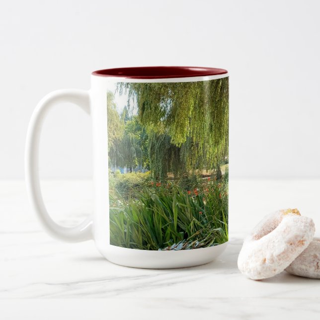 Vi ses kaffe Två-Tonad mugg (Med munk)