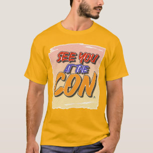 Vi ses på Con Tecknad ThLED Motto T Shirt