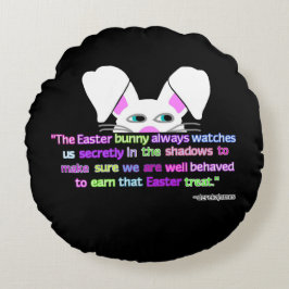 Vi ses, Påskhare runda Dekorativ kudde