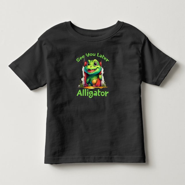 Vi Ses Sen Alligator T Shirt (Framsida)